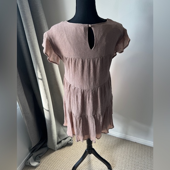 Blush coloured t shirt dress - Picture 2 of 3